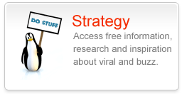Strategy: access key information, metrics and inspiration about viral and buzz